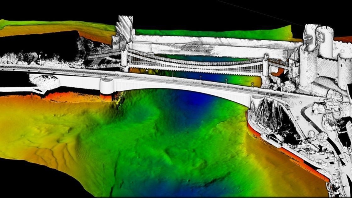 Combined high-density survey sensors acquisition
